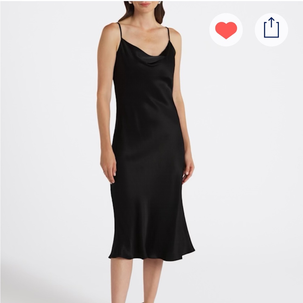 Nine Britton Black Backless Dress